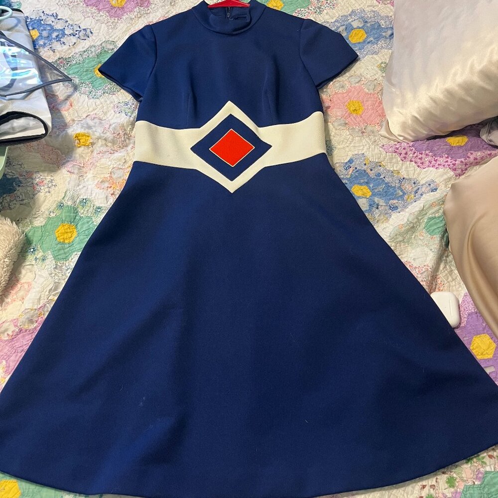 Vintage Patriotic Alison Ayres Dress